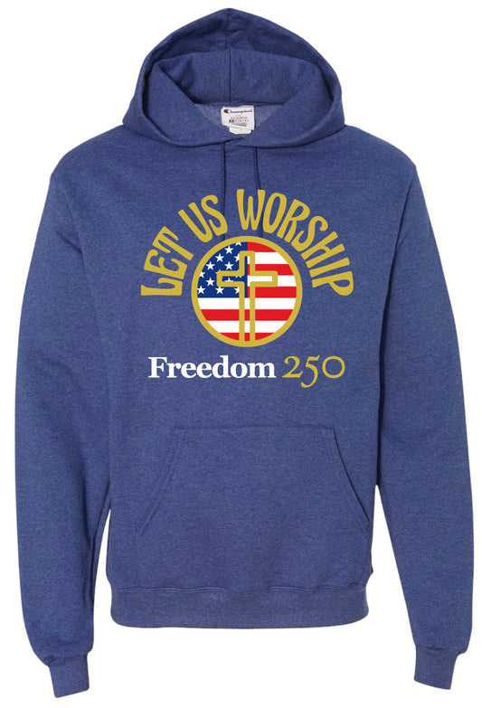 Freedom 250 Blue Hoodie