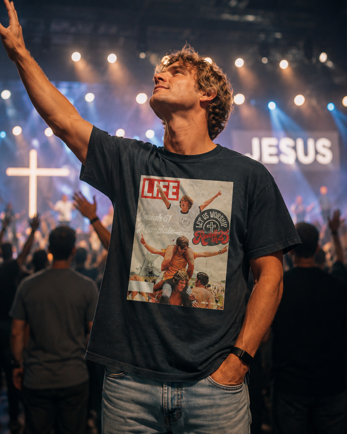 Isaiah 61 Mandate LIFE Black T-Shirt