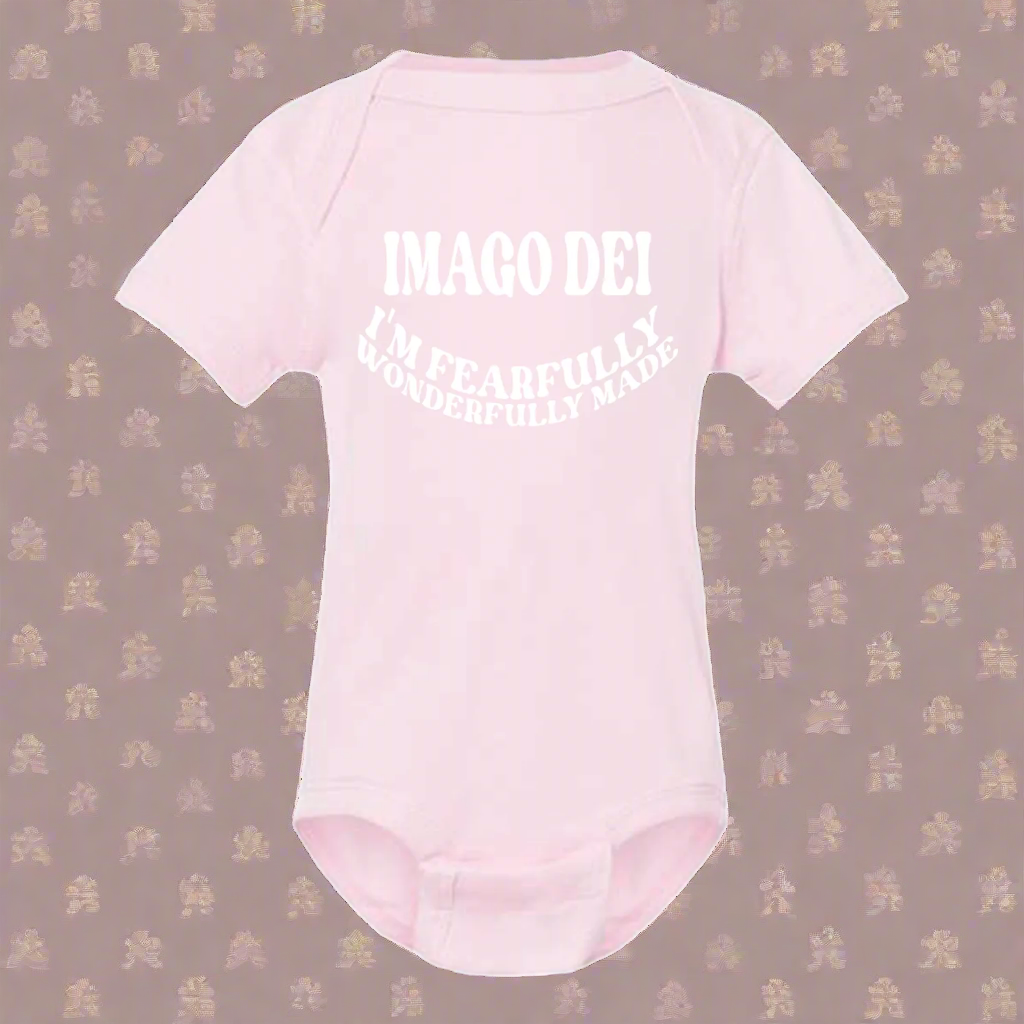 'Imago Dei' Onesie - "I Am Fearfully and Wonderfully Made"