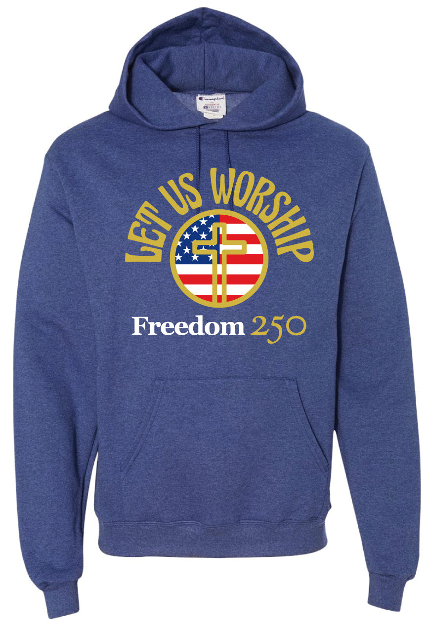 Freedom 250 Blue Hoodie