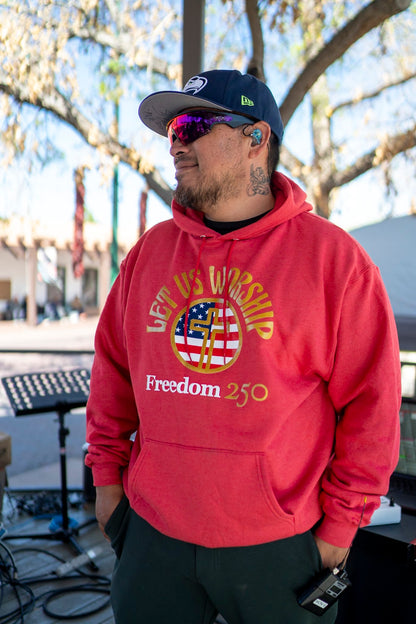 Freedom 250 Red Hoodie