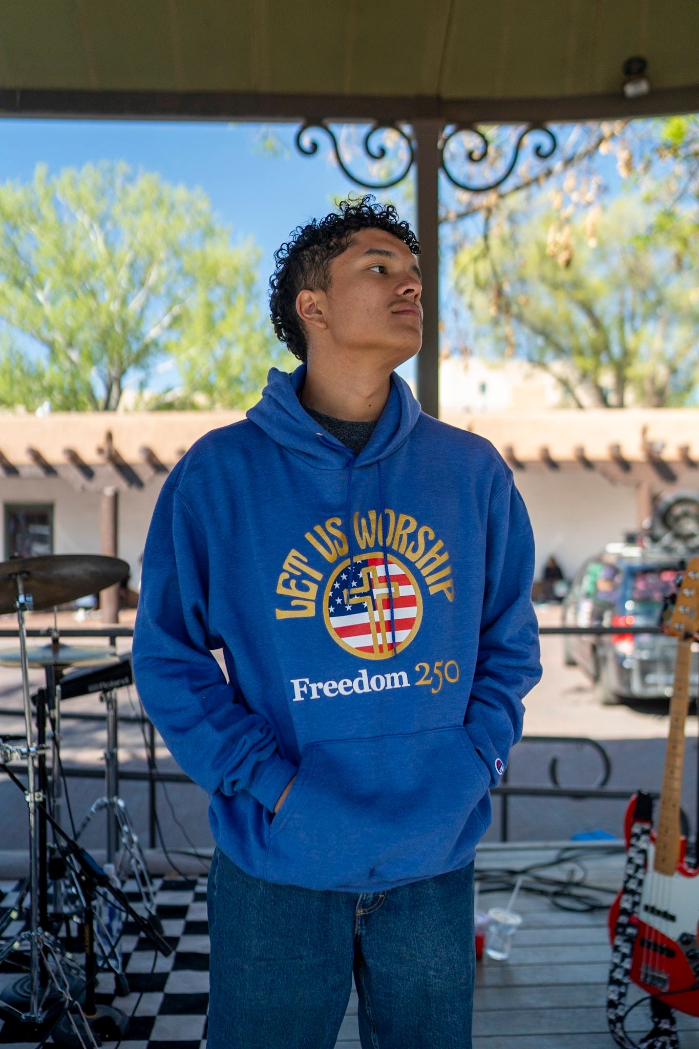 Freedom 250 Blue Hoodie