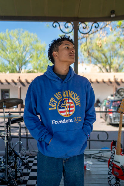 Freedom 250 Blue Hoodie