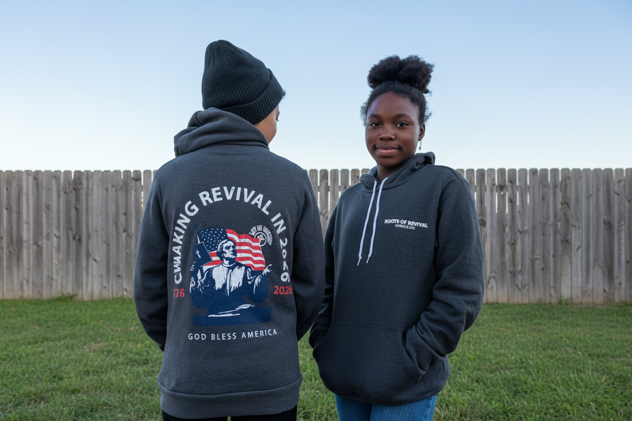 Youth Roots of Revival Hoodie small - large